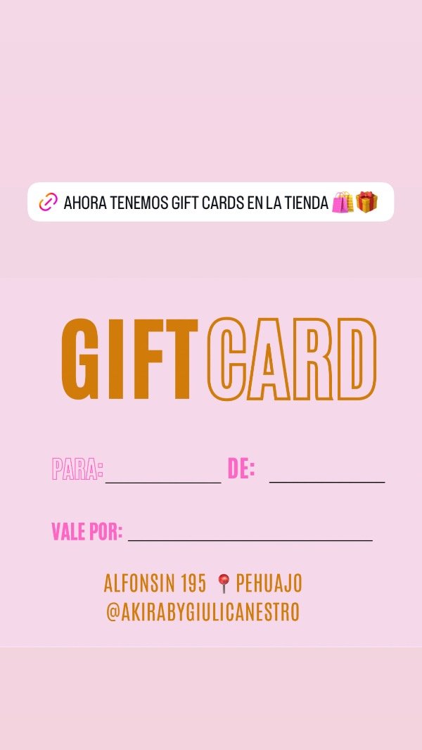 Producto - Gift card x 60000