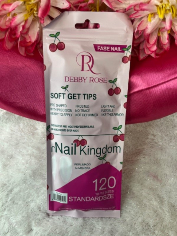 Producto - Tips almendra prelimado x 120 debby rose