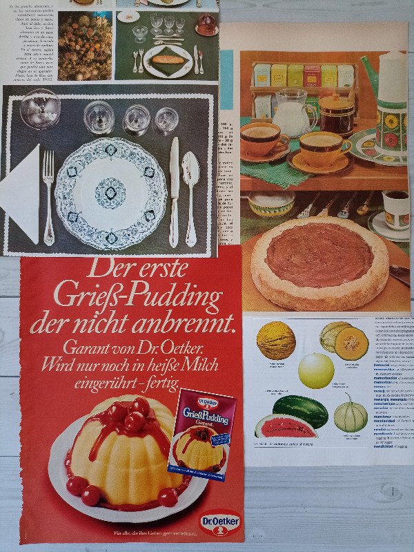 Producto - Imágenes cocina, comida, vajilla - 30 unidades