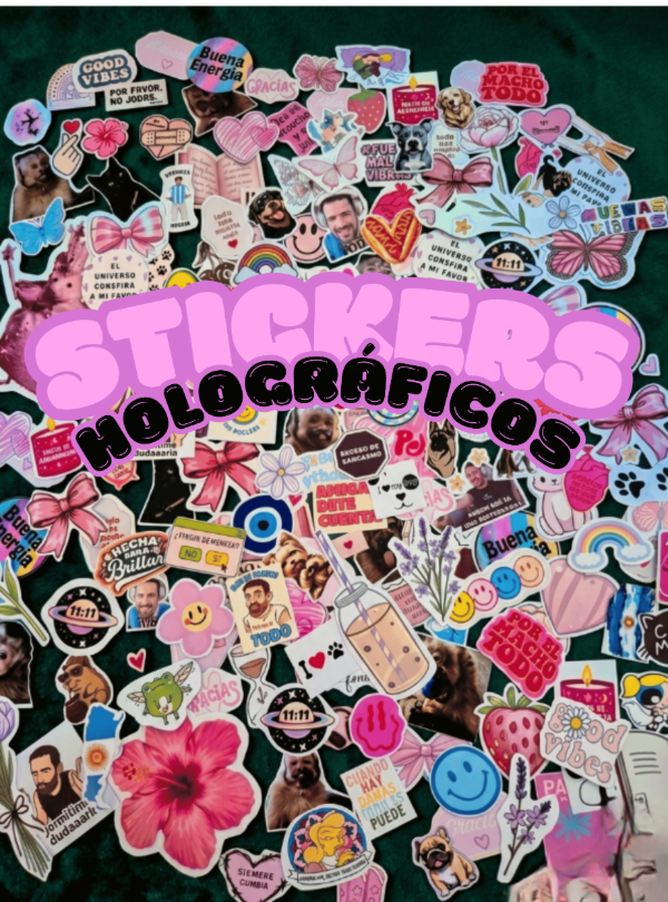 Producto - Stickers Holográficos - Resistentes al agua