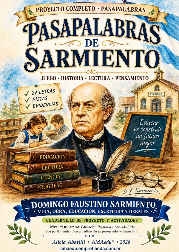 Producto - Proyecto PASAPALABRAS Y JUEGOS DE SARMIENTO