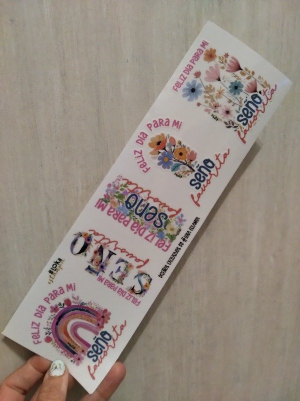 Producto - UV Tiras 8x28cm Día del Maestro #2