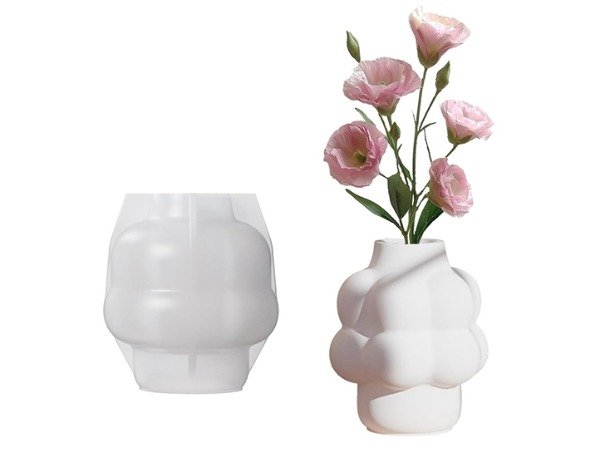 Producto - Molde SILICONA Florero Doble Nube Alto