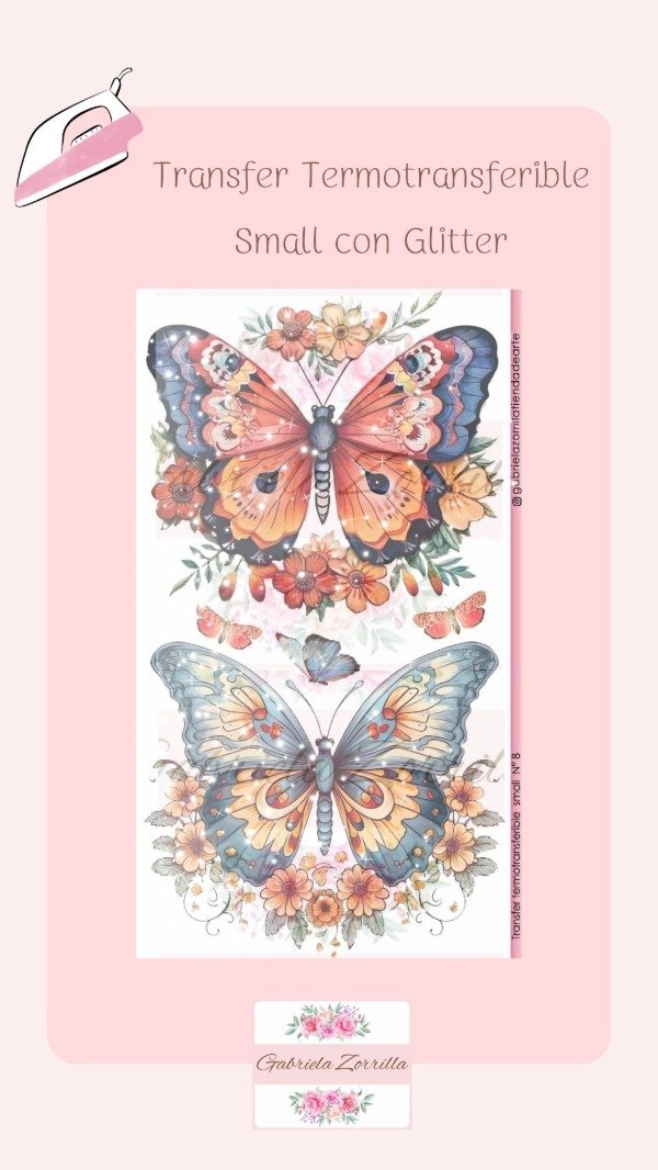 Producto - Transfer Termotransferible Small con Glitter N8