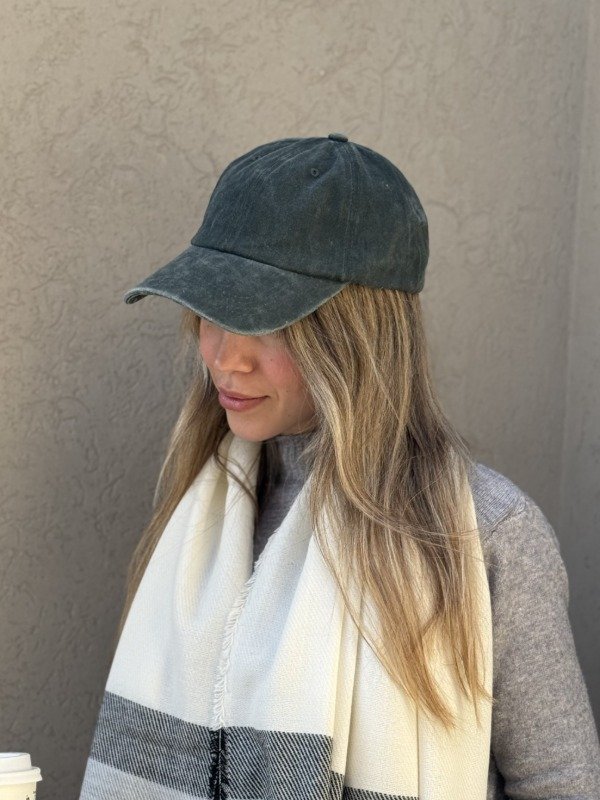 Producto - GORRA WASHED DARK GREY