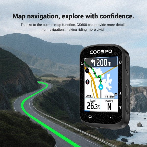 Producto - Ciclocomputadora CS600 GPS ANT+ Bluetooth Coospo - 1