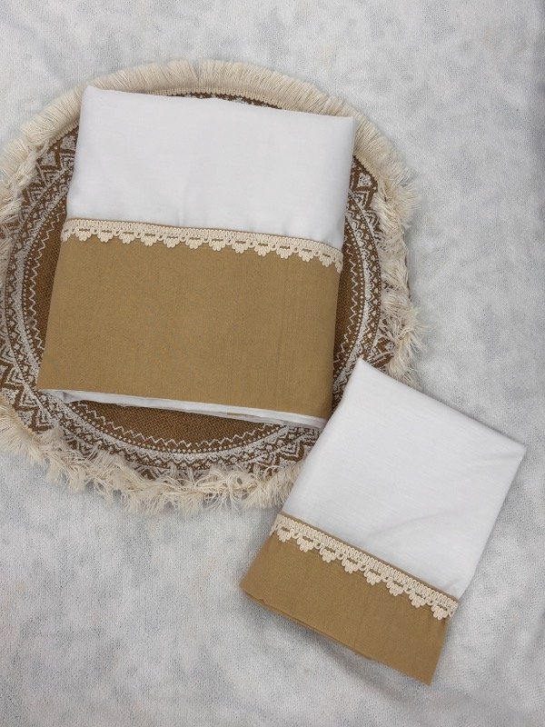 Producto - Sábanas puntilla BEIGE FUNCIONAL
