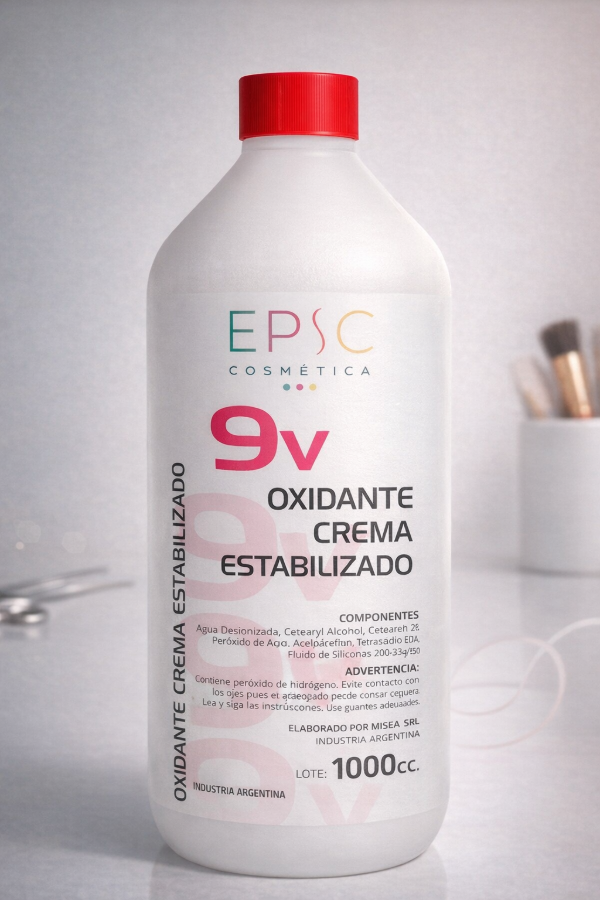 Producto - revelador en crema de 9 volúmenes epic x 1000 ml