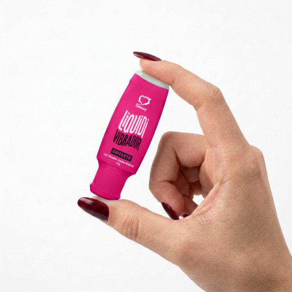 Producto - Gel Vibrador Líquido Besable con Sabor a Chicle 15g - 1