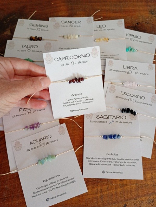Producto - Pulseras del zodiaco modelo 2 - 0