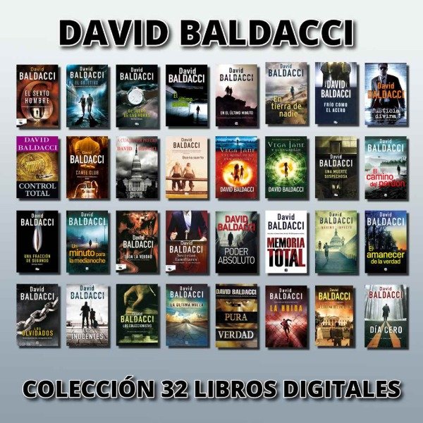 Producto - DAVID BALDACCI - COLECCION 32 LIBROS