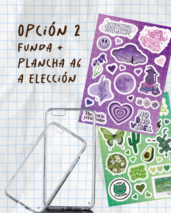Producto - Combos con funda transparente (Iphone) - 2