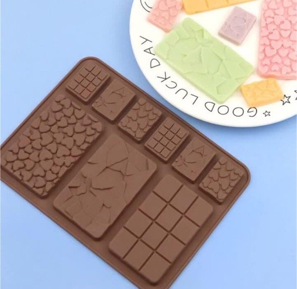 Producto - MOLDE SILICONA MIX TABLETAS DE CHOCO - 0