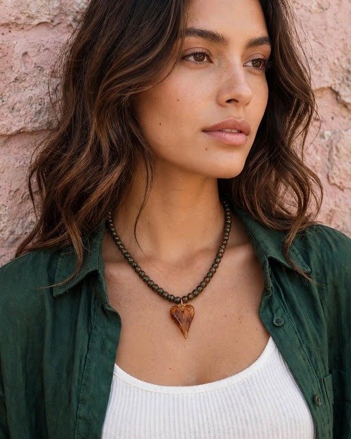 Producto - COLLAR RESINA BOSQUE