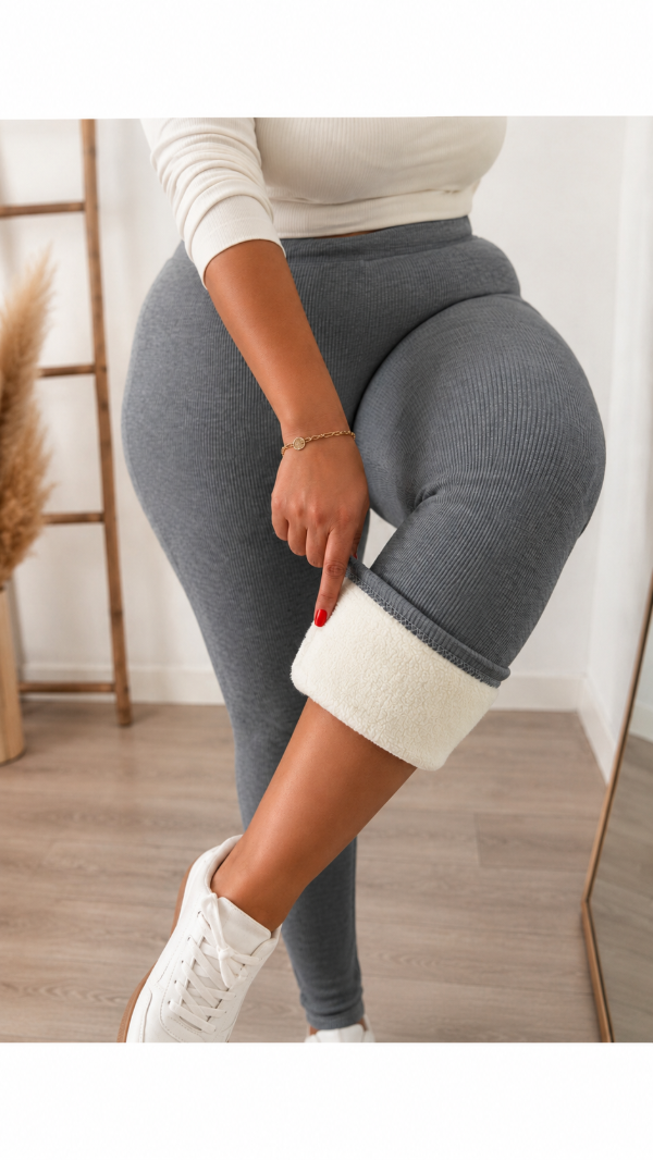 Producto - Calza Térmica con Corderito Talle Grande