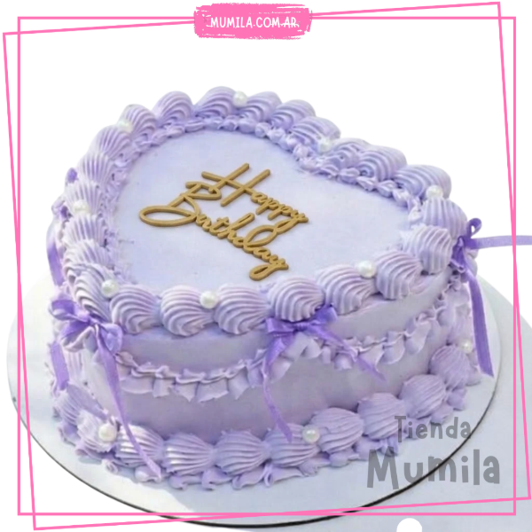 Producto - Topper Happy Birthday Plateado Dorado 3D