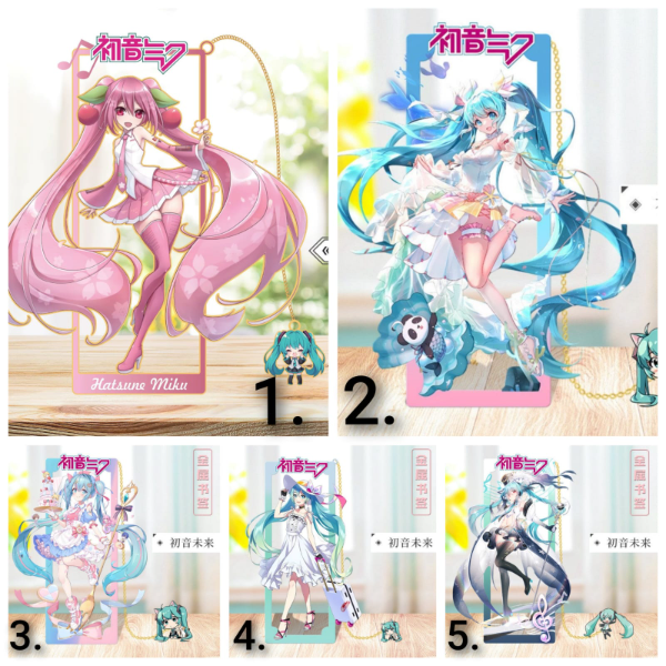 Producto - Marca Paginas de Metal - Miku Hatsune 2 - Vocaloid - Ingrese para elegir