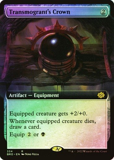 Producto - Transmogrant's Crown (Extended Art Foil)