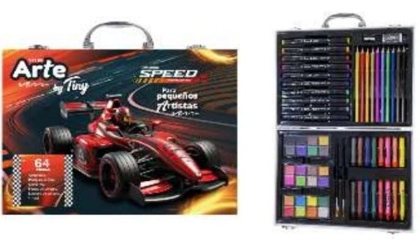 Producto - SET DE ARTE F1 VALIJA 64 PIEZAS