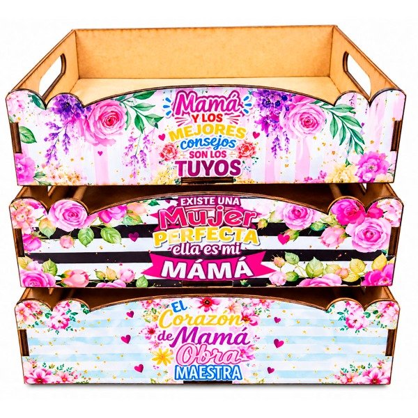Producto - BANDEJA  FIBROFACIL DIA DE LA MADRE 20 X 20CM - 1