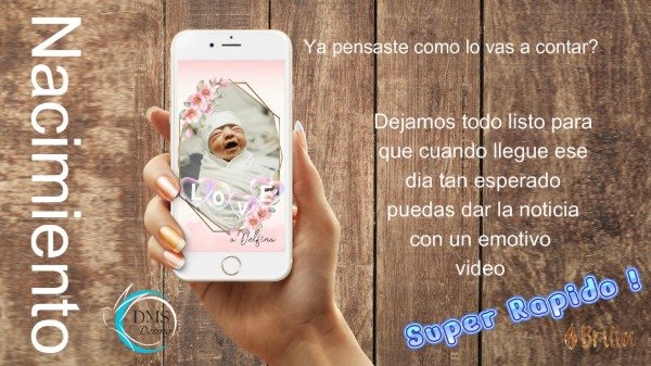 Producto - Video Bienvenida de Nacimiento