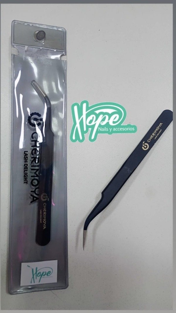 Producto - PINZA CURVA CHERIMOYA PARA PESTAÑAS