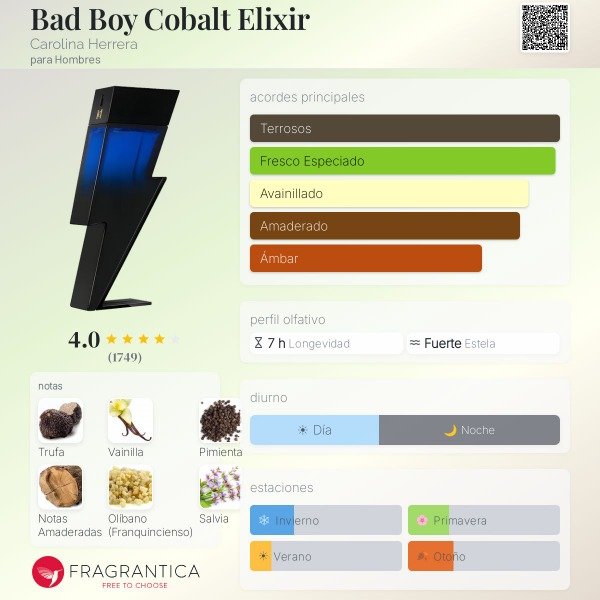 Producto - BAD BOY COBALT ELIXIR EDP 100ML - 1