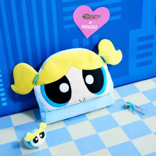 Producto - Manta con capucha Las Chicas Superpoderosas Burbuja Original Miniso - 3