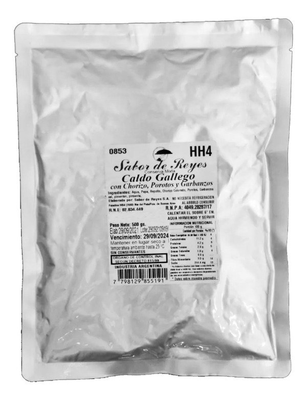 Producto - CALDO GALLEGO CON CHORIZO Y POROTOS SABOR DE REYES
