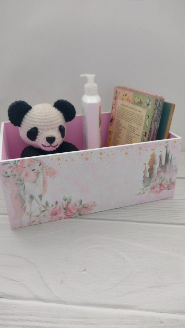 Producto - Cajon porta juguetes Unicornios