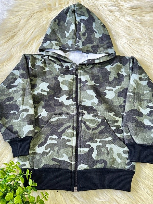 Producto - CAMPERA ESTAMPADA FRIZA CAMUFLADA
