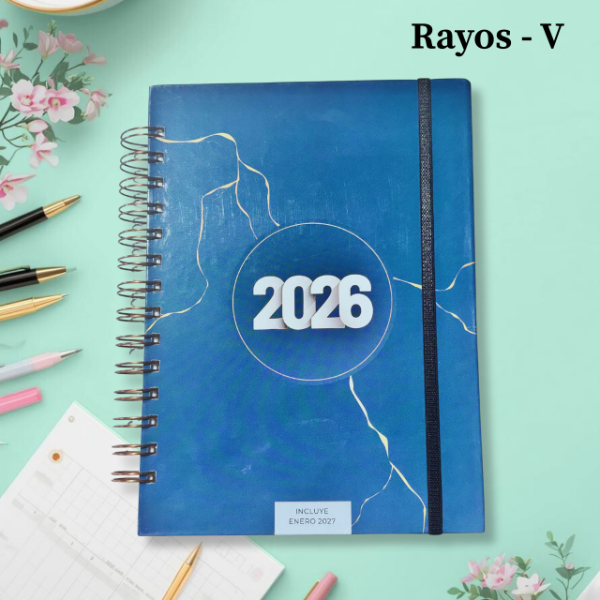 Producto - Agenda 2026 RAYOS / Vertical
