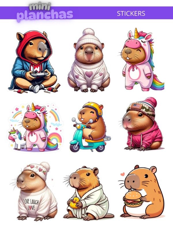 Producto - Mini planchas de stickers GRATIS