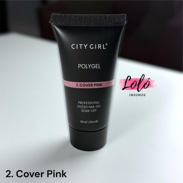 Producto - Poligel City Girl 30ml (Nueva Fórmula) - 02 Cover Pink