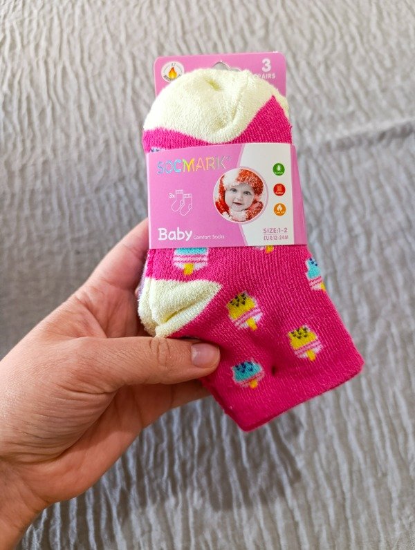 Producto - 12-24 MESES - Medias térmicas x3 - Nena