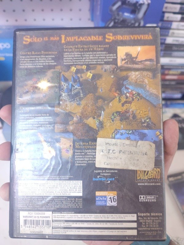 Producto - Warcraft III: Reign Of Chaos + manual (2002) usado - 5