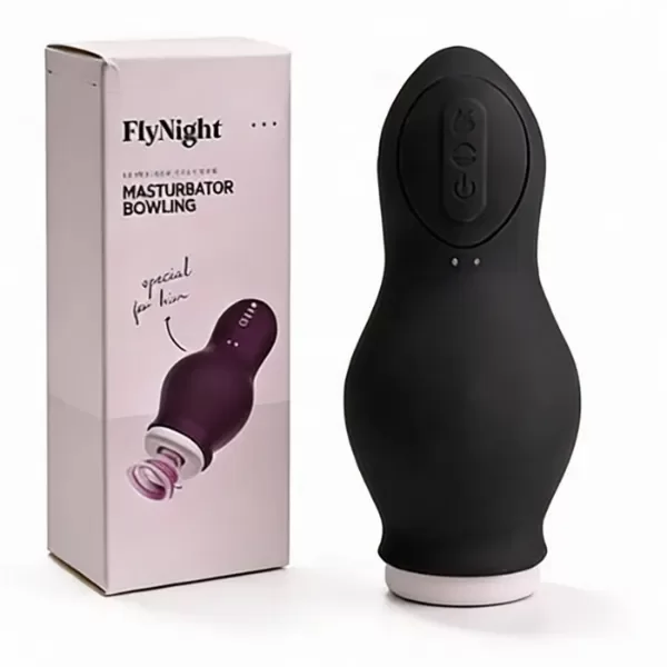 Producto - Masturbador Bowling - vibrador y succionador