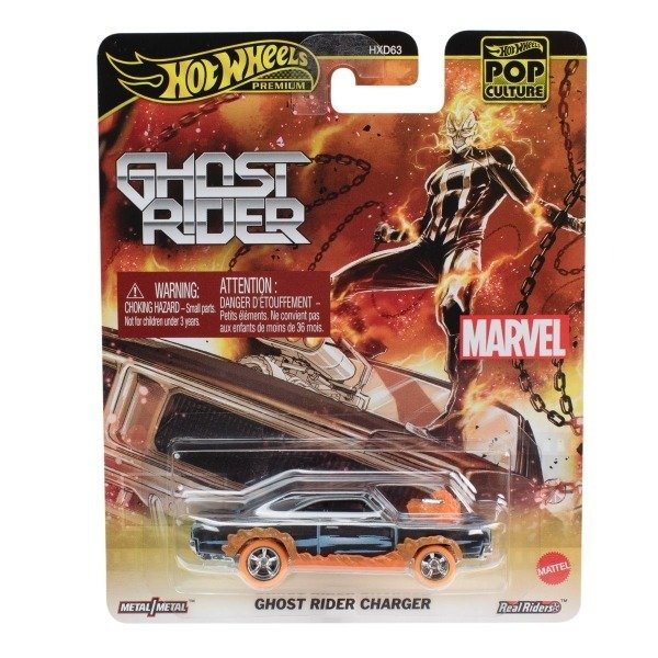 Producto - Hot Wheels Premium Marvel Ghost Rider Charger