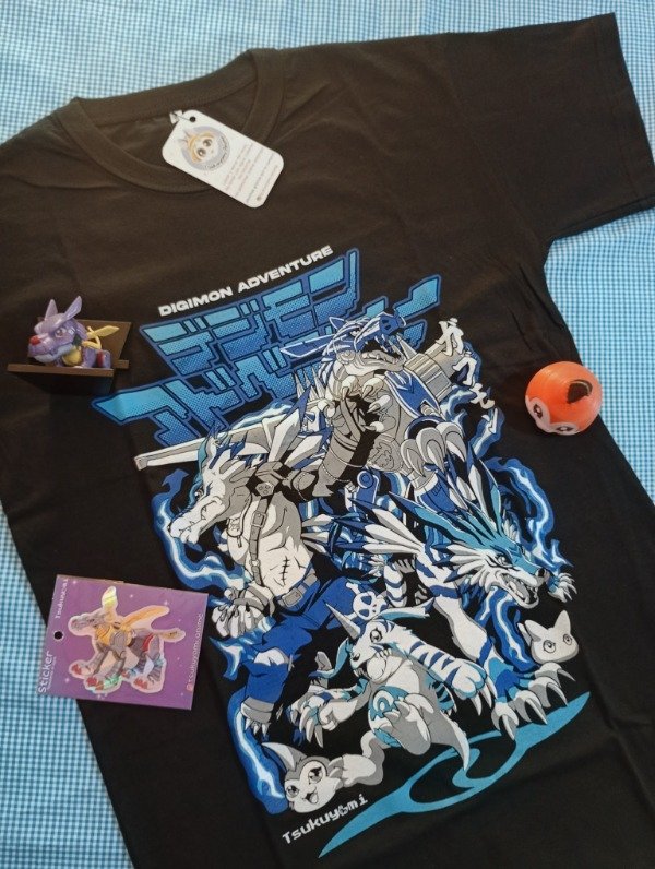 Producto - Remera Digimon: Evoluciones Gabumon
