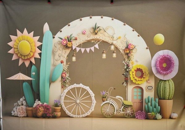 Producto - FONDO LEJANO OESTE CACTUS NENA CON FALLA IMPERCEPTIBLE 2X1.50 NA13