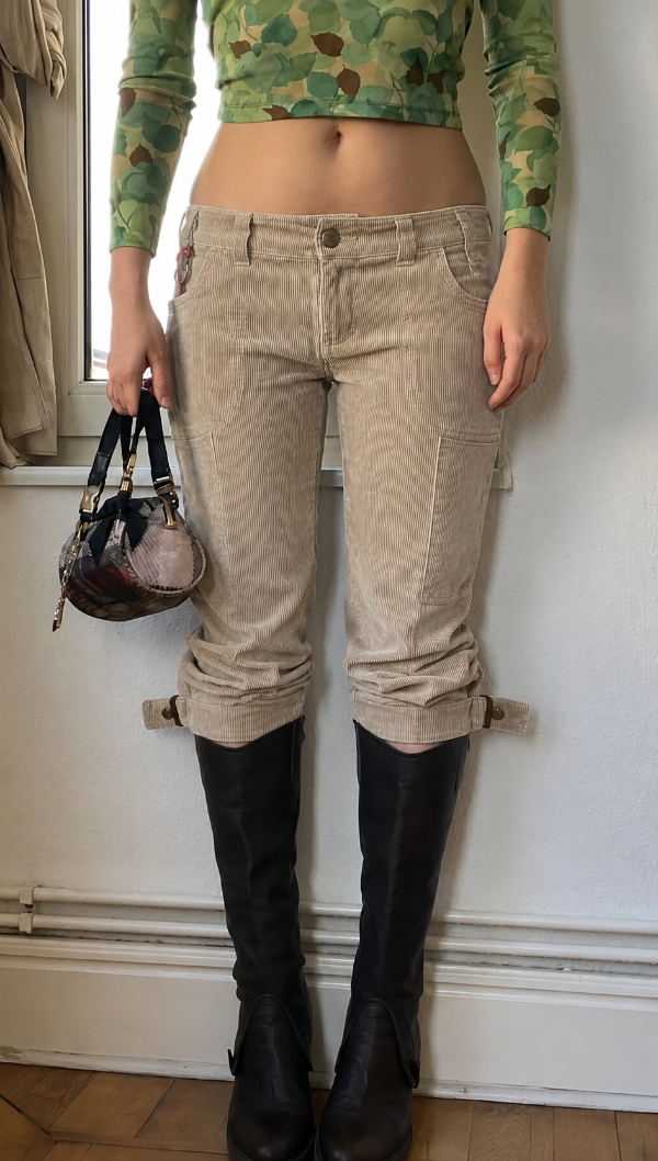 Producto - Capris Ossira t38/40 Corderoy tiro bajo - 1