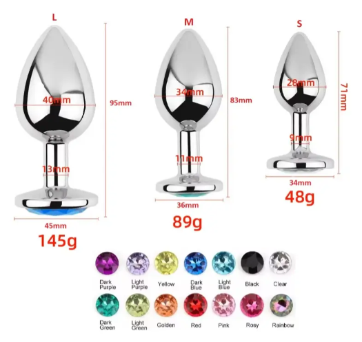 Producto - PLUG anal pack x3 medidas - 2