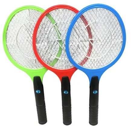 Producto - Raqueta Mata Insectos Mosquitos Mosca Con Linterna Carga vía Usb