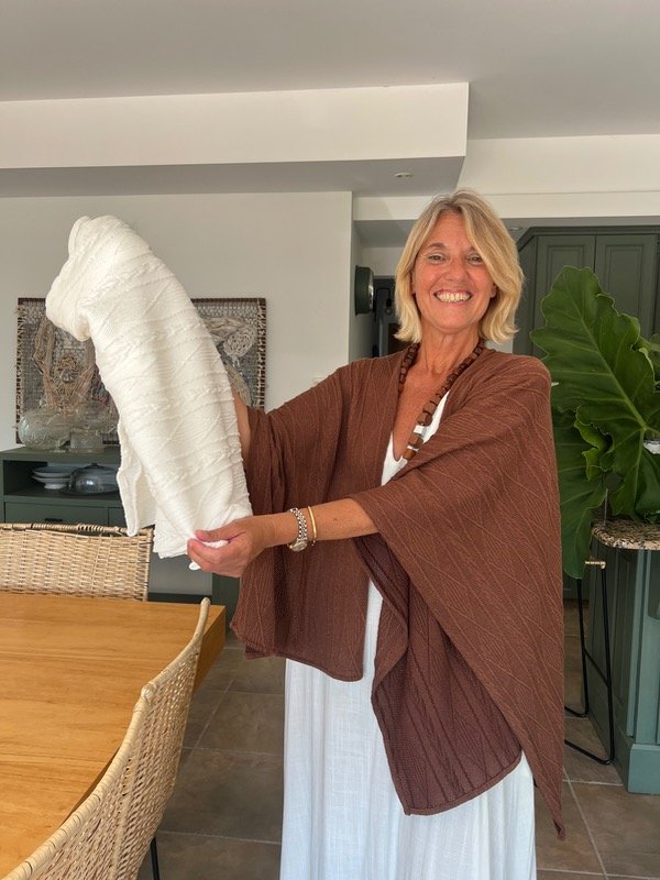 Producto - Ruana verano tejida