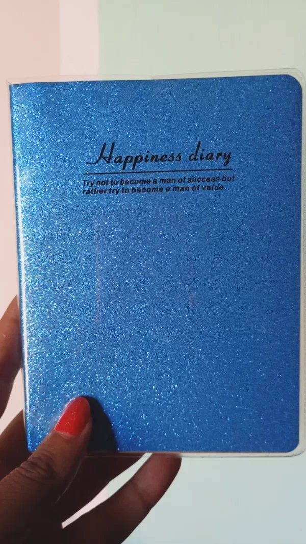 Producto - Libretas tapas con brillos celeste