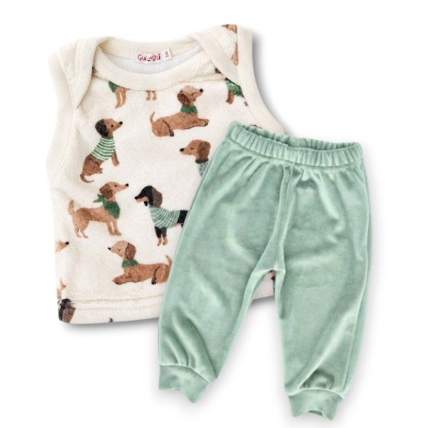 C177-Conjunto Chaleco salchi