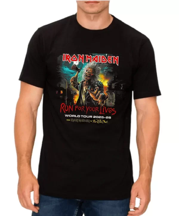 Producto - Remera Iron Maiden modelo Run for Your Lives 2025-26