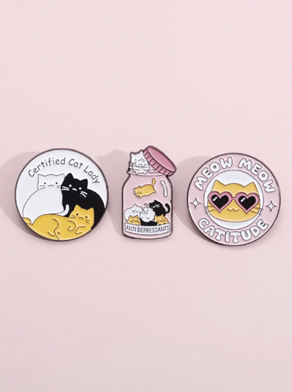 Producto - PIN "Meow Meow Catitude".