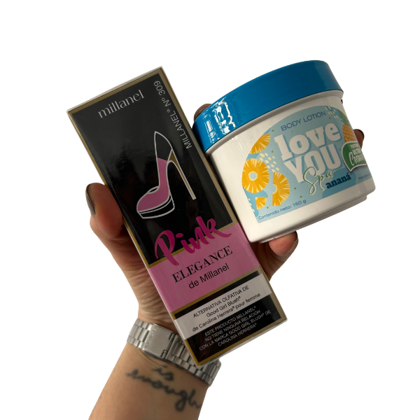 Producto - Combo 309 dupe Good Girl Blush + Crema aroma a anana