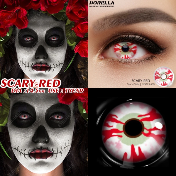 Producto - Lentes de contacto fantasía Scary Red